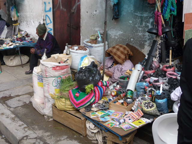 Verkaufsstand in La Paz